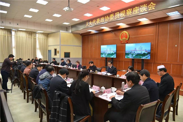 河南省法院史小红副院长到南阳与代表委员座谈