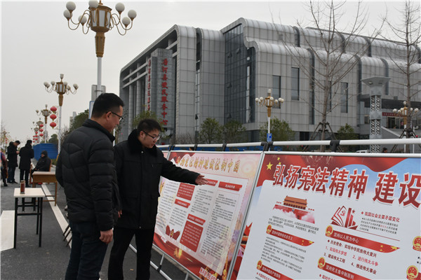 唐河县法院开展国家宪法日宣传活动