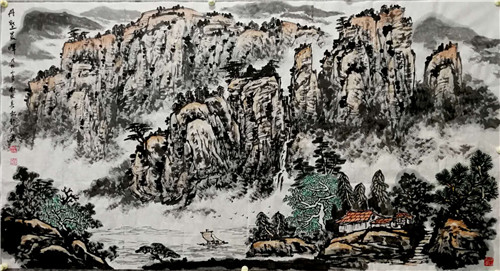 胸藏沟壑 自成一格——著名画家王长松山水画作品欣赏
