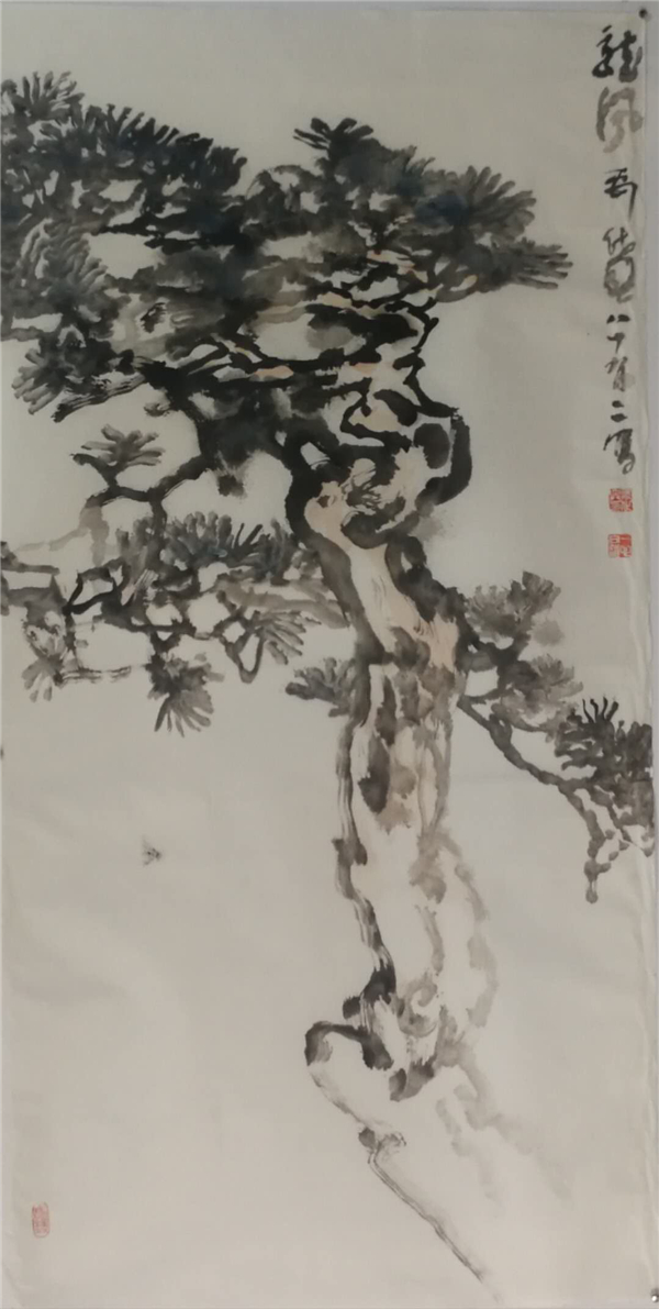 河南盛世石祺昌书画院举办书画展 纪念毛主席诞辰125周年