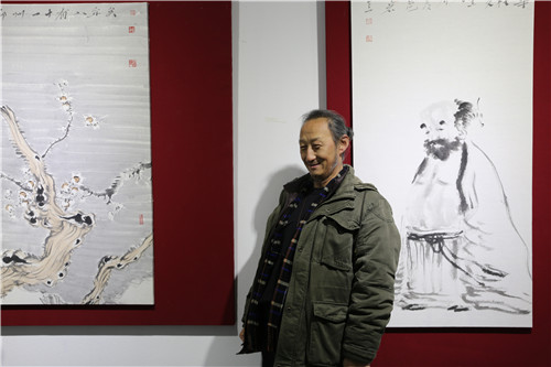 岩曲醉吟——宋野岩中国画作品展在山东省图书馆举办