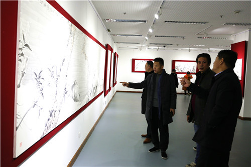 岩曲醉吟——宋野岩中国画作品展在山东省图书馆举办