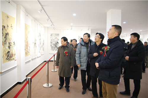 纪念改革开放40周年——河南省中国画名家作品太康邀请展举行