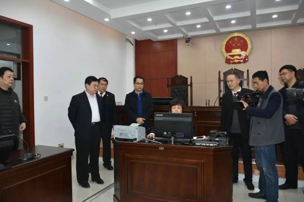 唐河法院信息化建设成果引全市法院瞩目