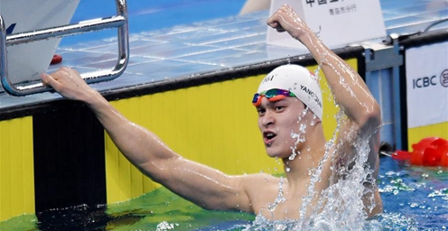 全国冠军赛：孙杨获男子1500米自由泳冠军