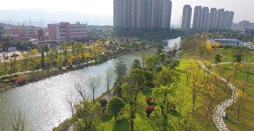 福州：水清、河畅、岸绿 流花溪风景如画